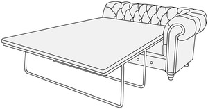 Модуль 2-х местный с правым подлокотником с механизмом Альфа Честер