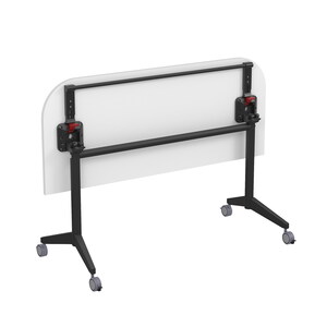 Складной радиусный стол-трансформер с фиксаторами