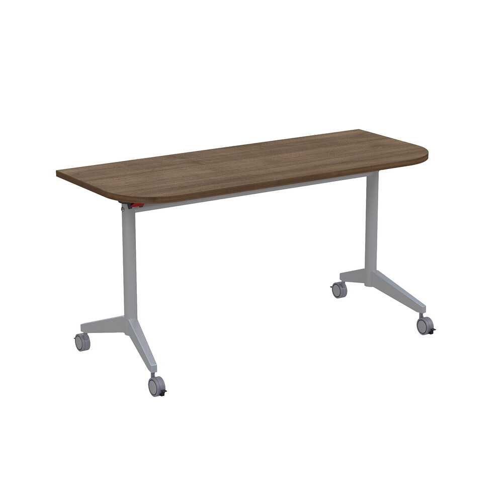 Складной радиусный стол-трансформер с фиксаторами