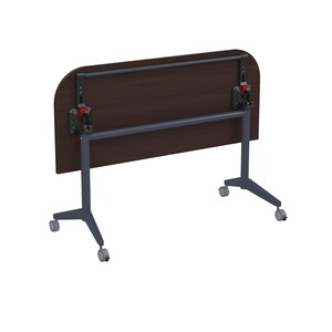 Складной радиусный стол-трансформер с фиксаторами