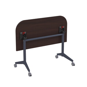 Складной радиусный стол-трансформер Simple с фиксаторами