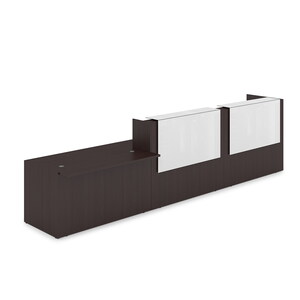 Комплект Ресепшн с фартуком HPL (без подсветки)