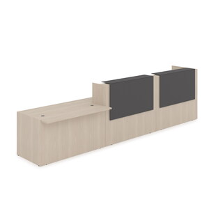 Комплект Ресепшн с фартуком HPL (с подсветкой)