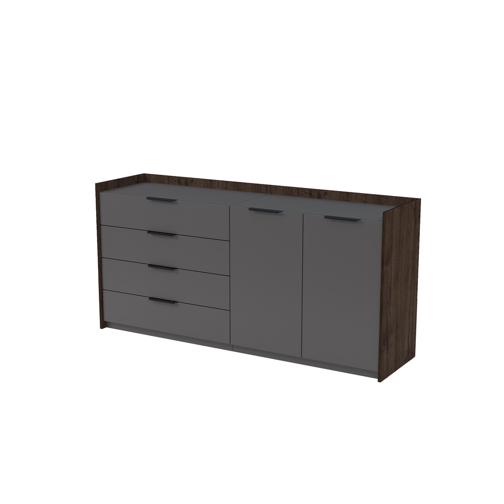 Тумба двусоставная, с ящиками