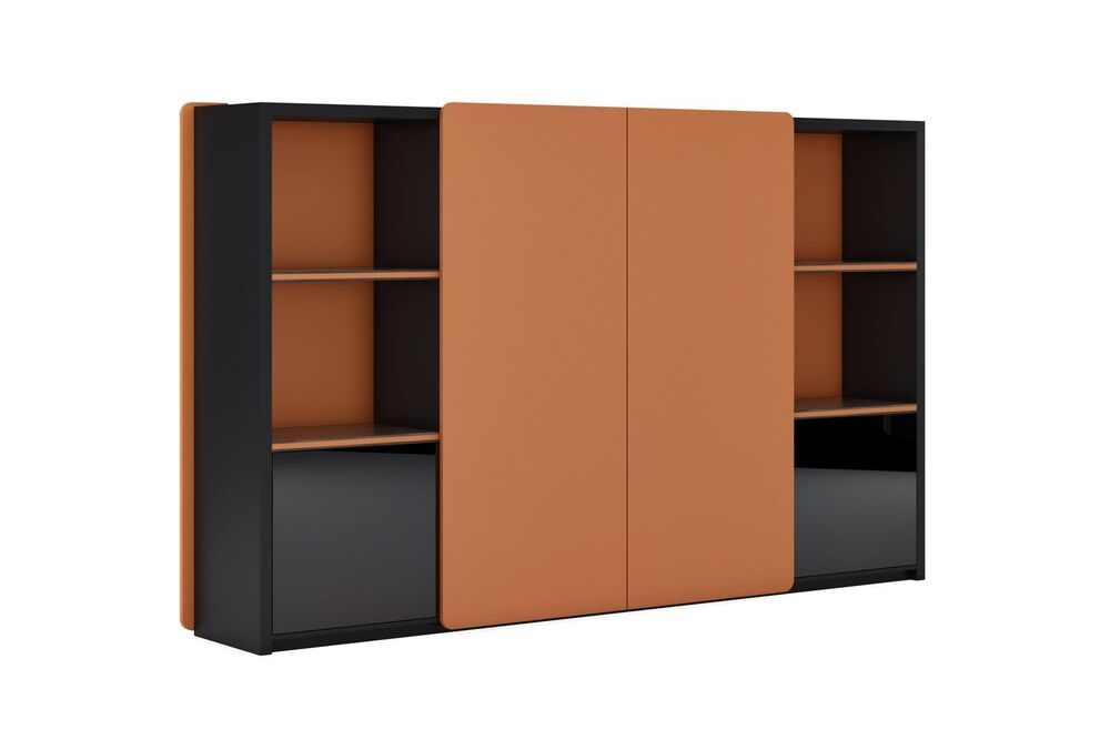 Шкаф высокий (кожа)