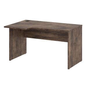 Стол письменный эргономичный с заглушкой кабель-канала (левый)