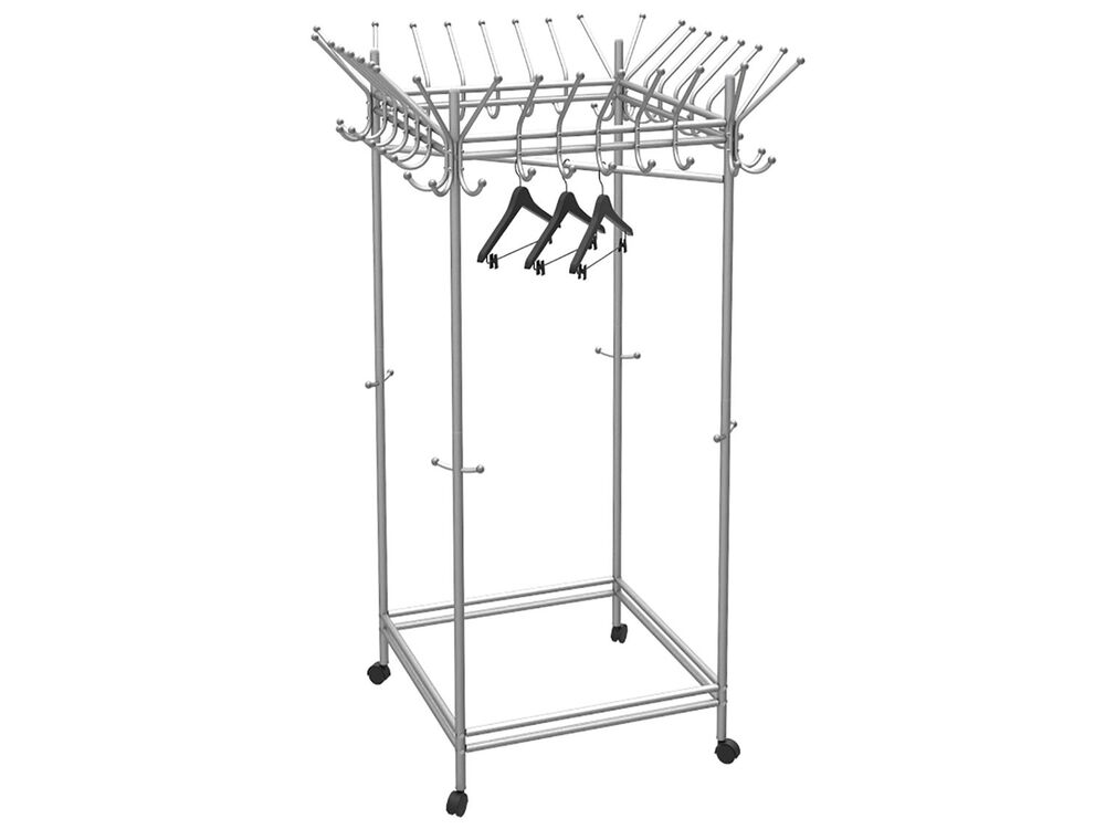 Вешалка напольная на колесах