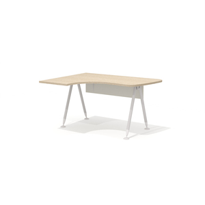 Эргономичный стол на металлокаркасе левый
