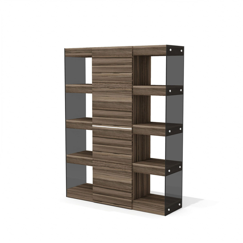 Стеллаж с закрытым отделением