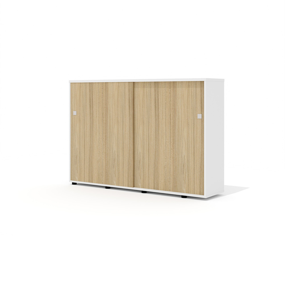 Высокая объединяющая тумба-купе с полками