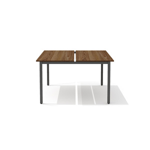 Стол сдвоенный на металлокаркасе