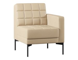 Секция с подлокотником одноместный левый