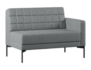 Секция с подлокотником двухместный левый