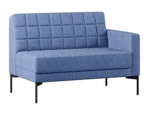 Секция с подлокотником двухместный левый