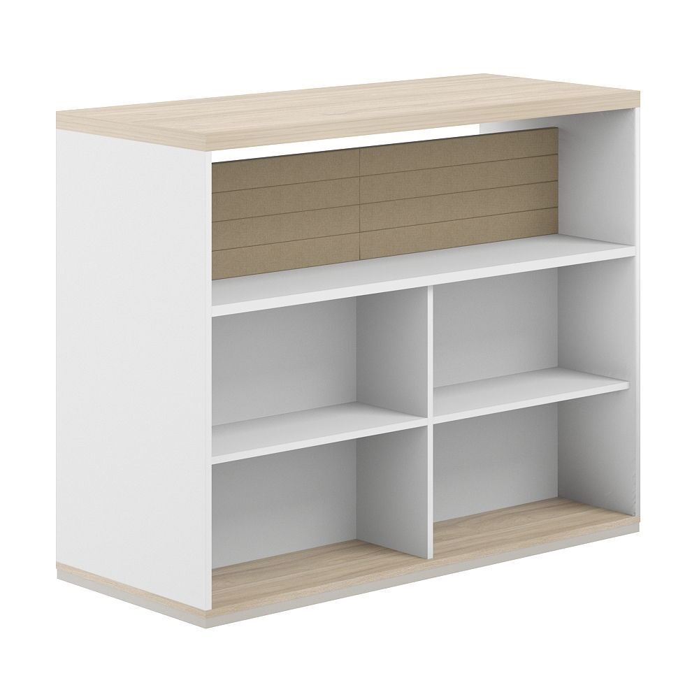 Стеллаж-комбо 2-стор. 1638 с топом, с экраном тканевым низким