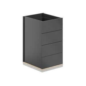 Тумба приставная 4 ящ. ЛДСП, без топа