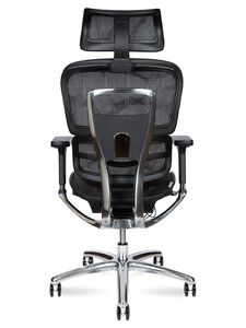 Кресло руководителя Kron aluminium black