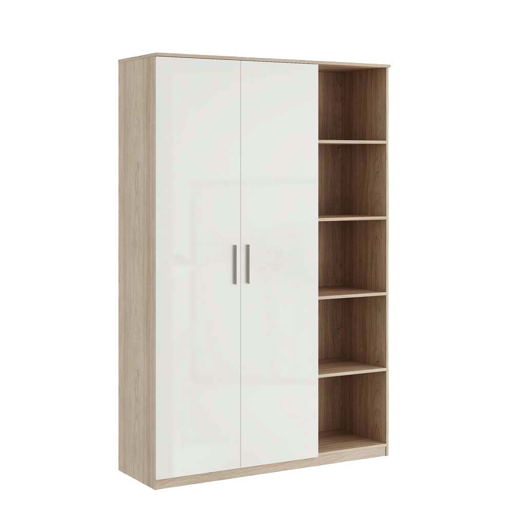 Гардероб с секцией, глянец