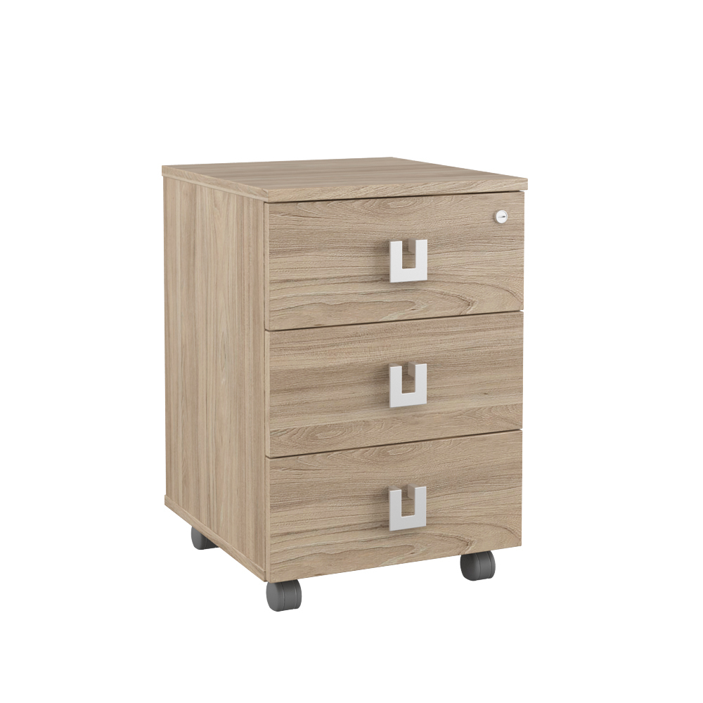 Тумба подкатная с 3 ящиками