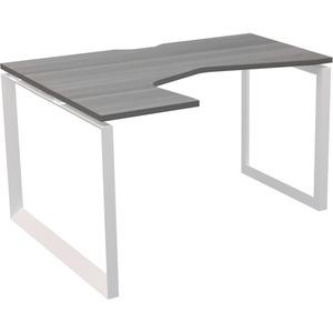 Стол эргономичный левый на металлокаркасе