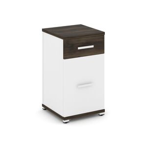 Тумба опорная/приставная 1 ящик + 1 распашной фасад