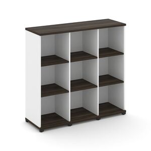 Стеллаж три узкие секции, 3 ниши