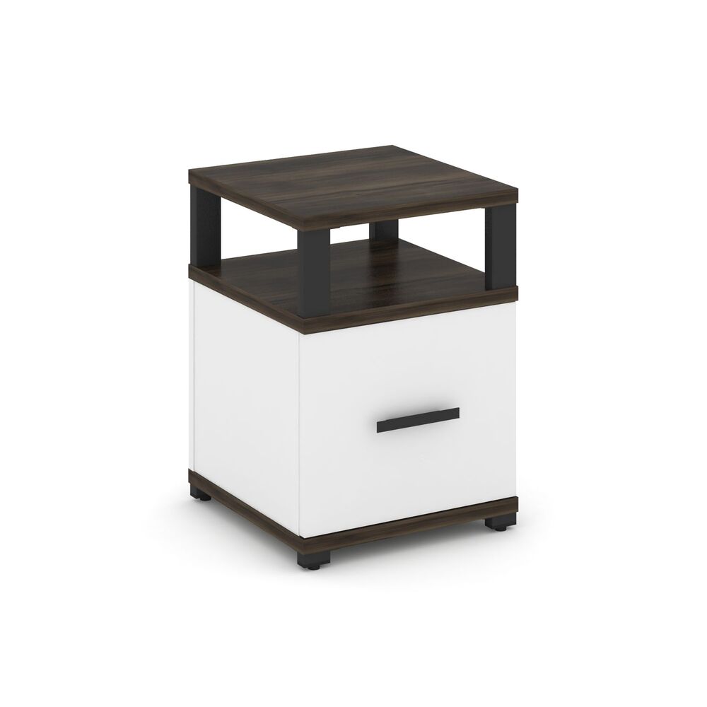 Тумба приставная 1 распашной фасад с надставкой