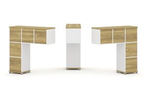 Надставка низкая + (Задняя стенка - 5 шт) + (Распашной фасад - 5 шт)