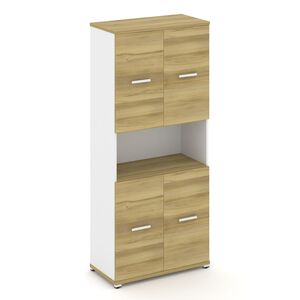 Шкаф одна широкая секция, 5 ниш