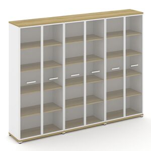 Шкаф три широкие секции, 5 ниш