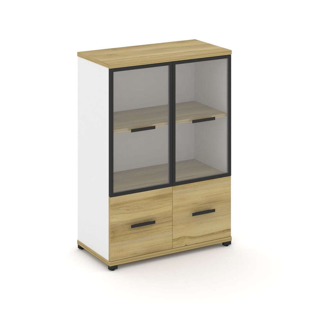 Шкаф одна широкая секция, 3 ниши