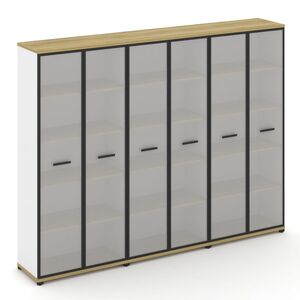 Шкаф три широкие секции, 5 ниш