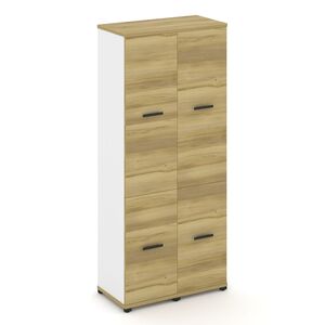 Шкаф две узкие секции, 5 ниш