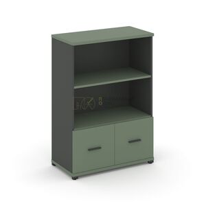 Шкаф одна широкая секция, 3 ниши