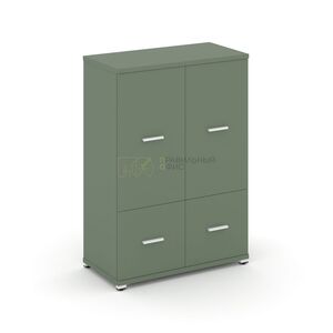 Шкаф одна широкая секция, 3 ниши