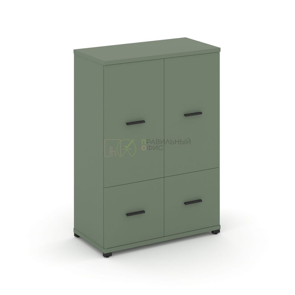 Шкаф одна широкая секция, 3 ниши