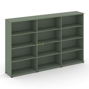 Стеллаж три широкие секции, 4 ниши