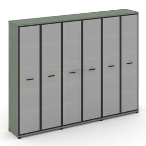 Шкаф три широкие секции, 5 ниш