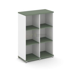 Стеллаж две узкие секции, 3 ниши