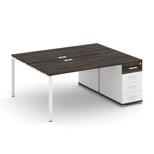 Рабочая станция с одной опорной тумбой