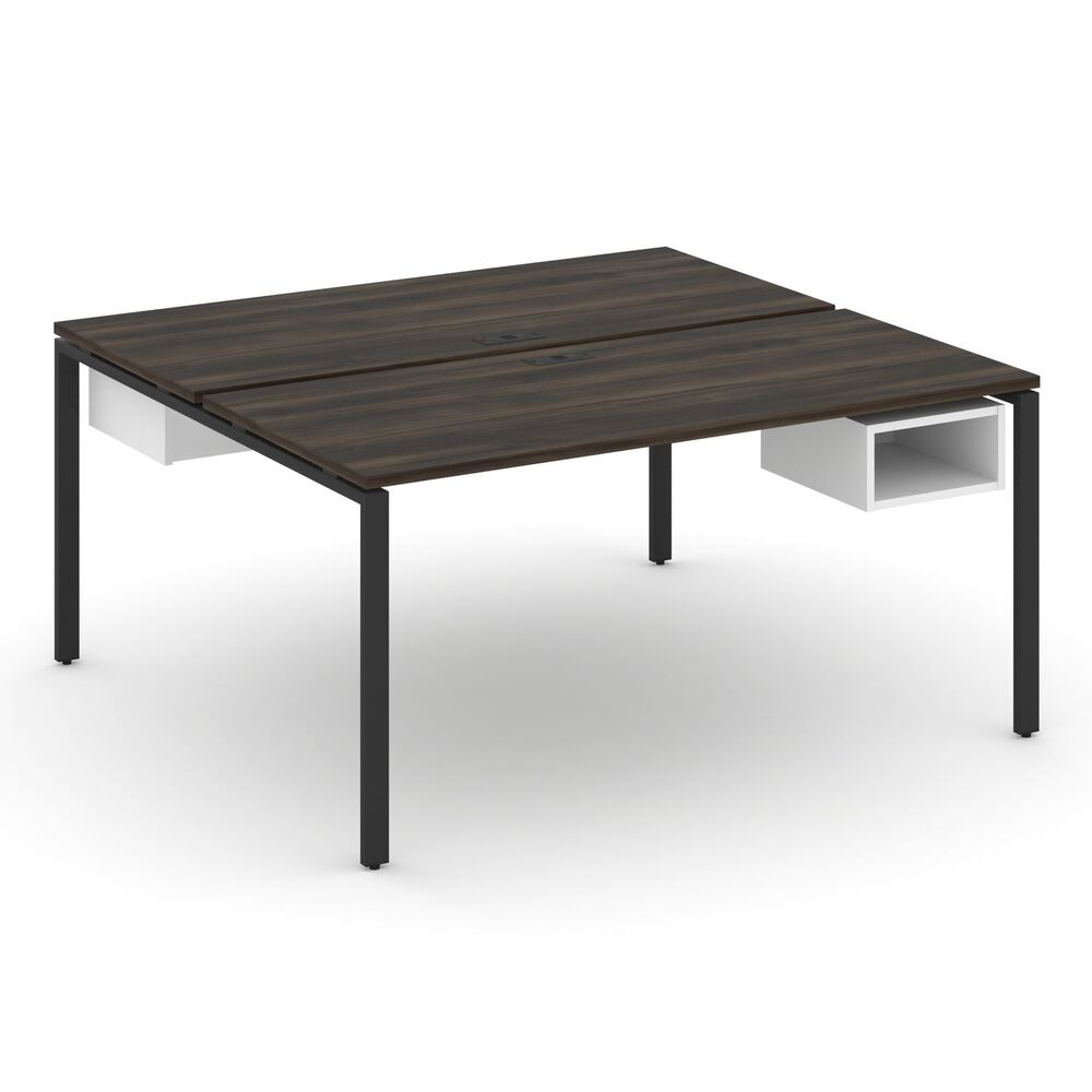 Рабочая станция двухсторонняя с подвесными тумбами на 2 места