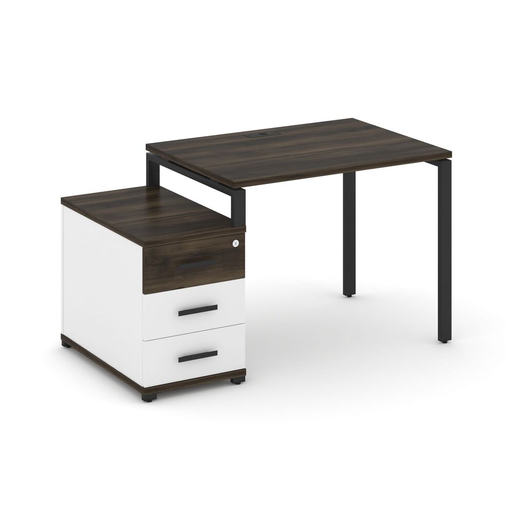 Стол письменный с одной опорной тумбой