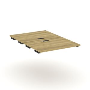 Двойной стол приставка к двум опорным тумбам/шкафам