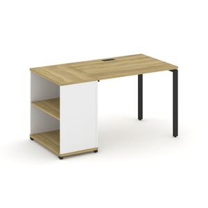 Стол рабочий с опорным стеллажом