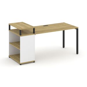 Стол рабочий с опорным стеллажом с верхним горизонтом