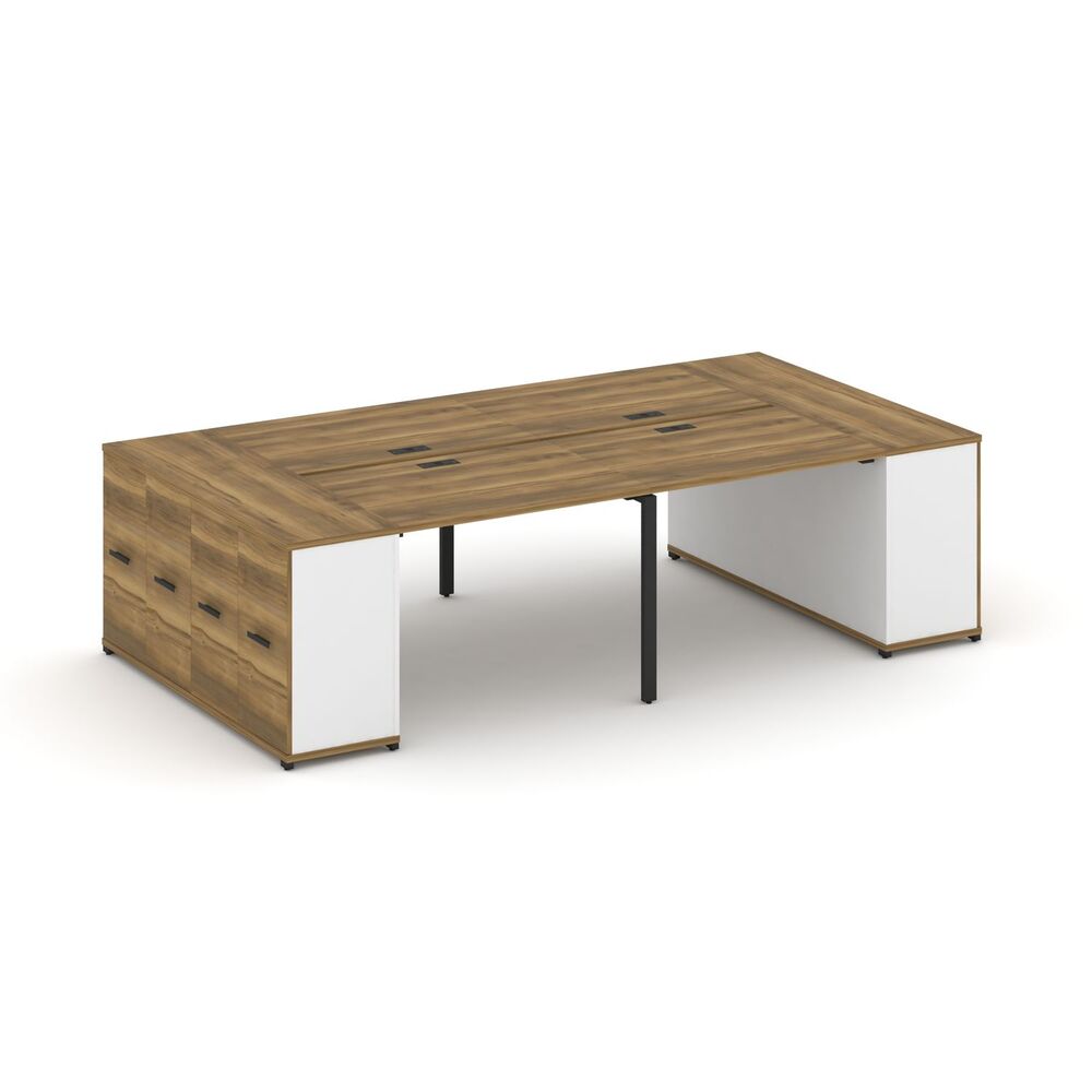 Рабочая станция с опорными распашными шкафоми