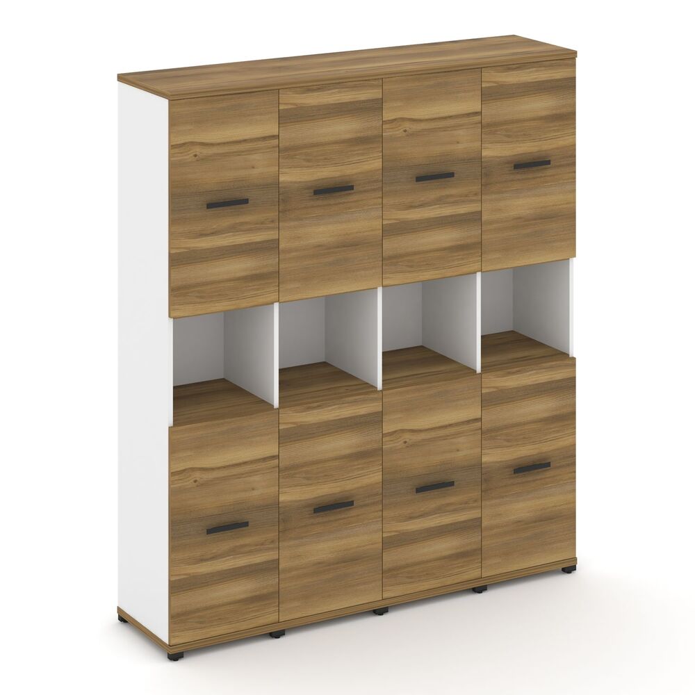 Шкаф четыре узкие секции, 5 ниш