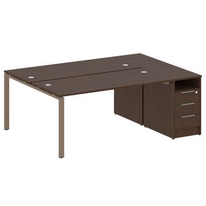 Рабочая станция с опорной тумбой