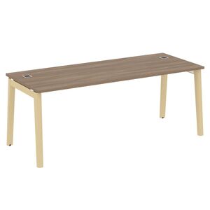 Стол рабочий руководителя (опоры - массив дерева)