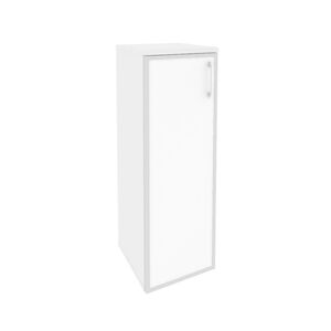 Шкаф средний узкий левый (стекло белое)